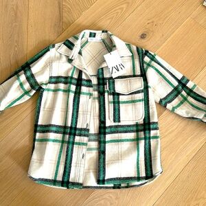 NWT kids Zara Shacket